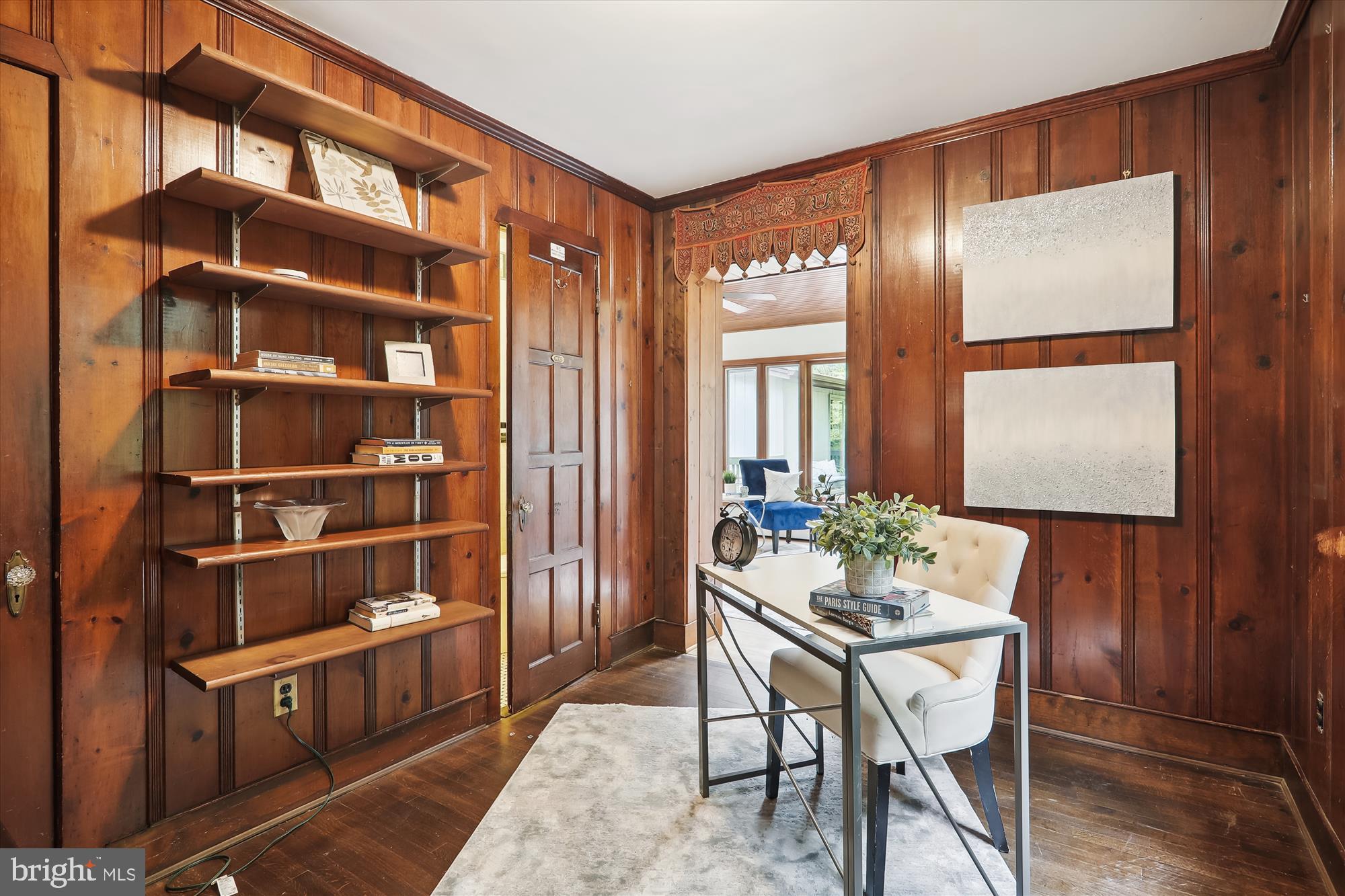 4513 Amherst Road College Park, MD 20740 - Photo 22 of 62 Study w/wood paneling