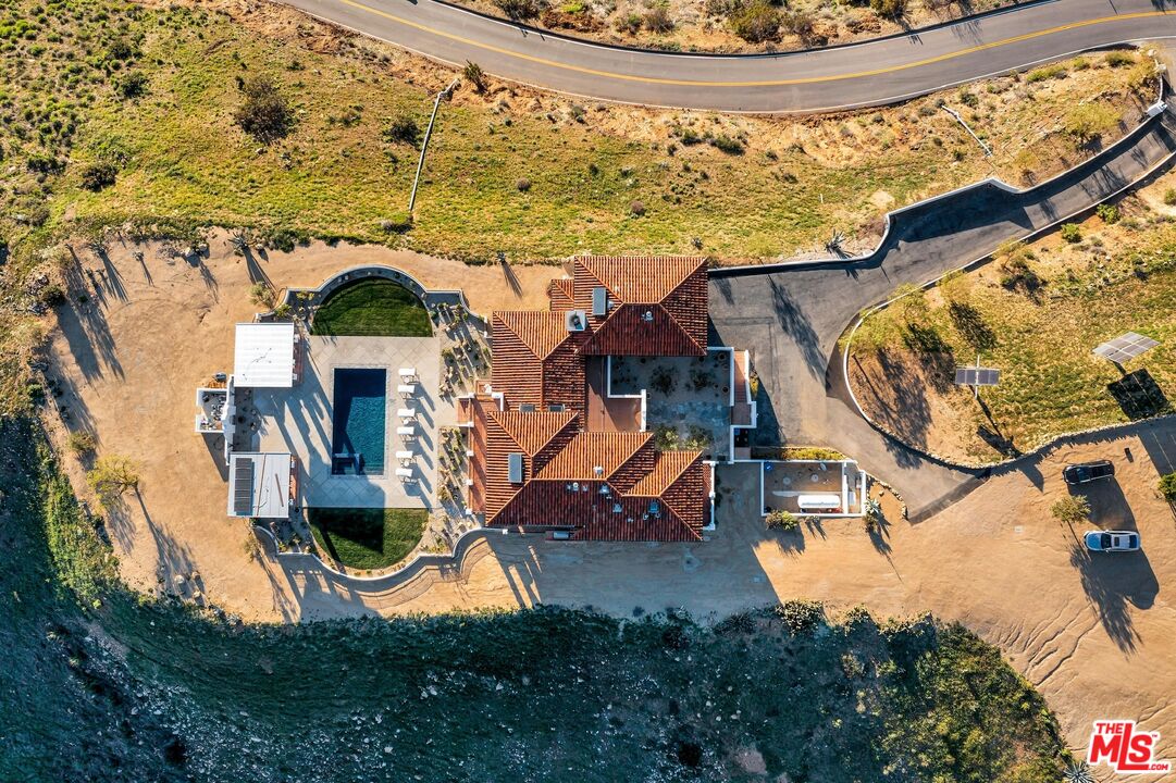 9785 Deer Creek Road Malibu, CA 90265 - Photo 62 of 75 an aerial view of residential houses with outdoor space