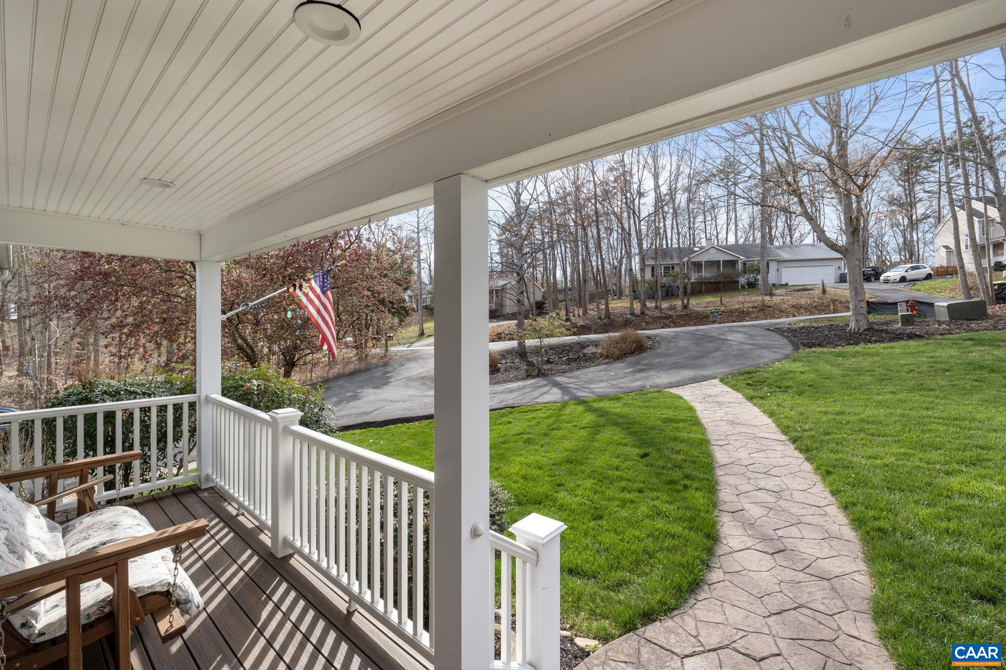 22 Riverside Drive Palmyra, VA 22963 - Photo 4 of 40 a view of a porch with a yard