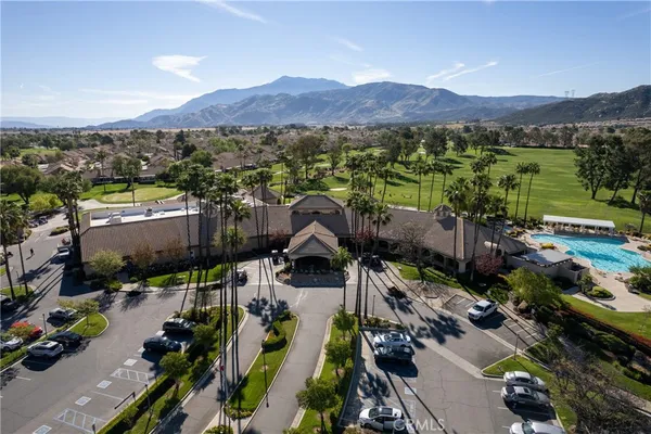 an aerial view of residential house with outdoor space