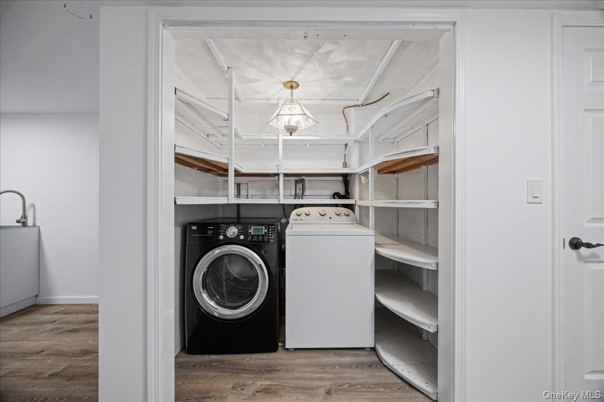 1168 Lakes Road Monroe, NY 10950 - Photo 30 of 41 Dedicated laundry space with shelving.