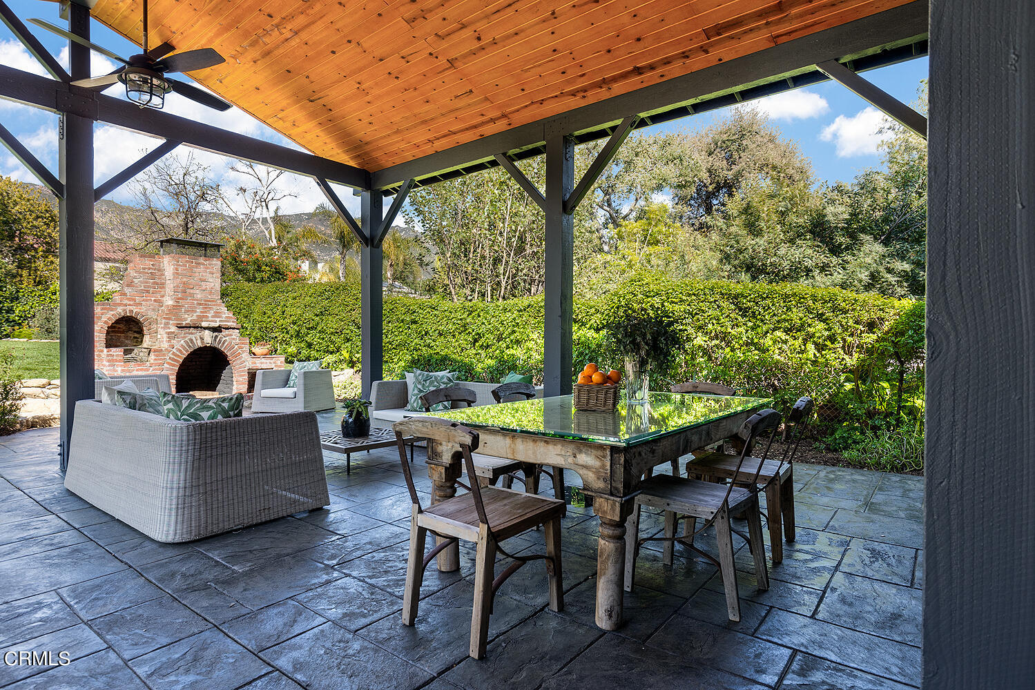 3142 Lincoln Avenue Altadena, CA 91001 - Photo 35 of 48 a view of a patio with table and chairs and potted plants