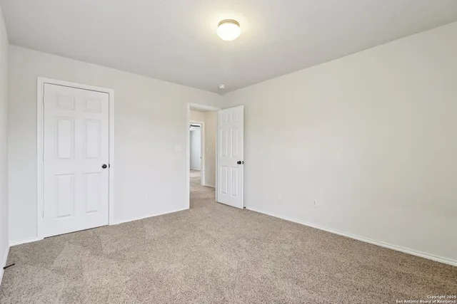 a view of an empty room