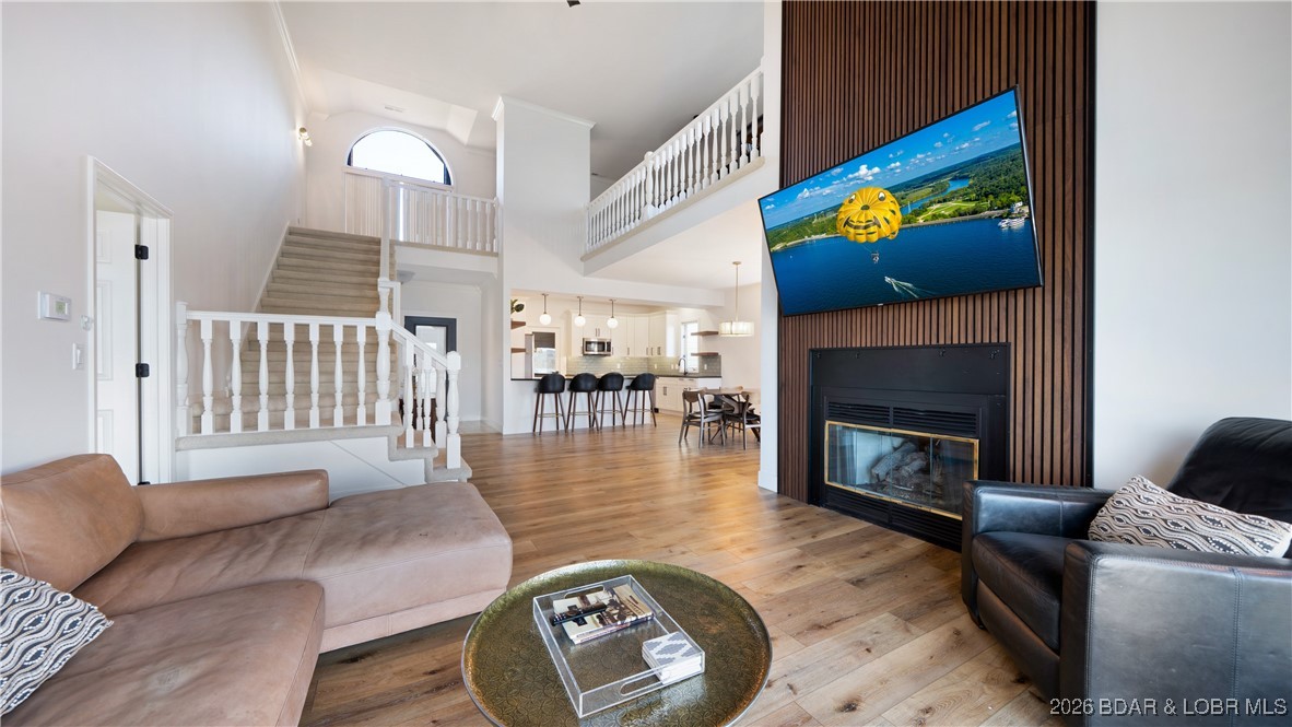 2268 Breezy Acres Road Osage Beach, MO 65065 - Photo 13 of 49 Open to living room/kitchen and loft bedroom