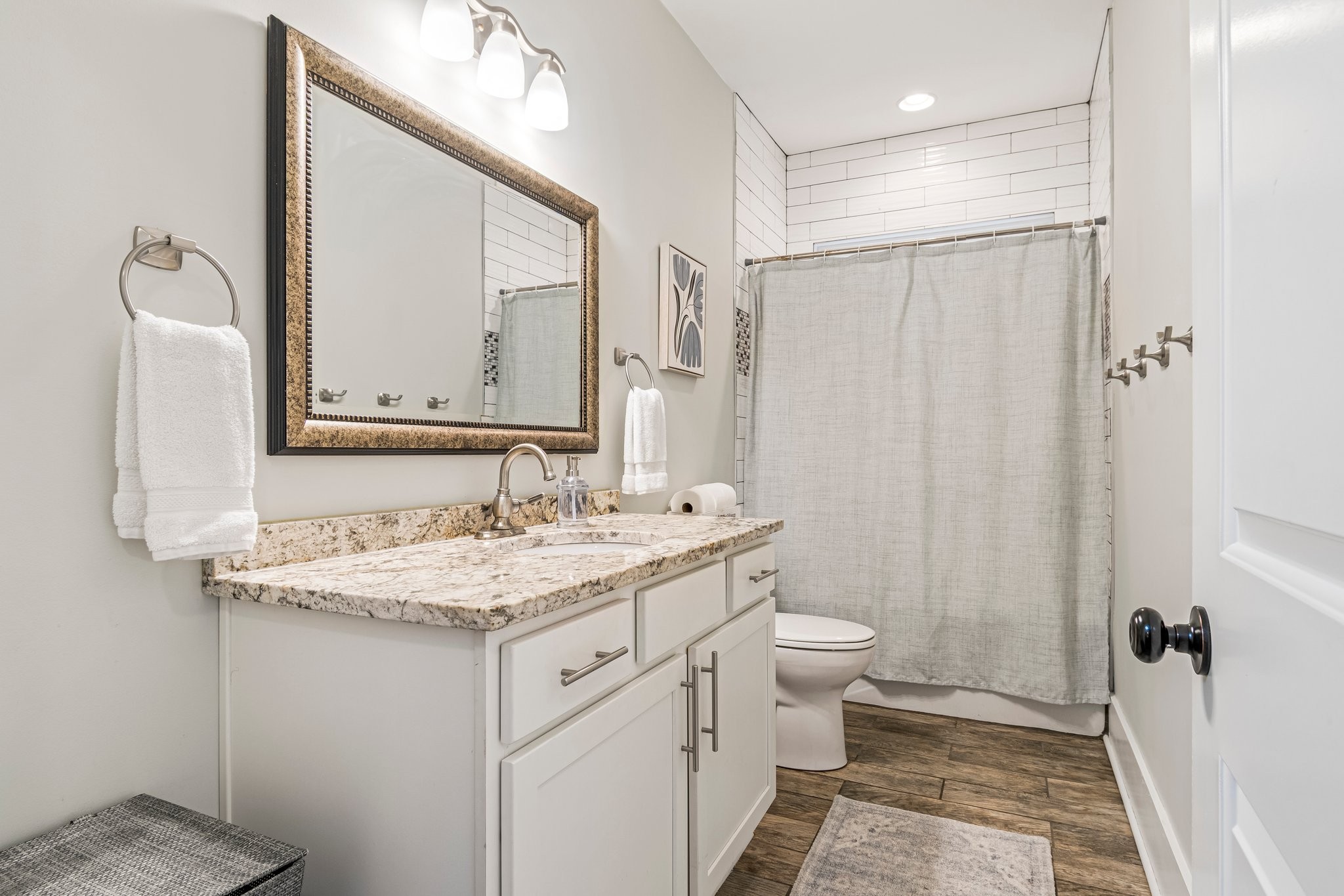 4545 Sears Road Pegram, TN 37143 - Photo 37 of 68 a bathroom with a sink and a mirror