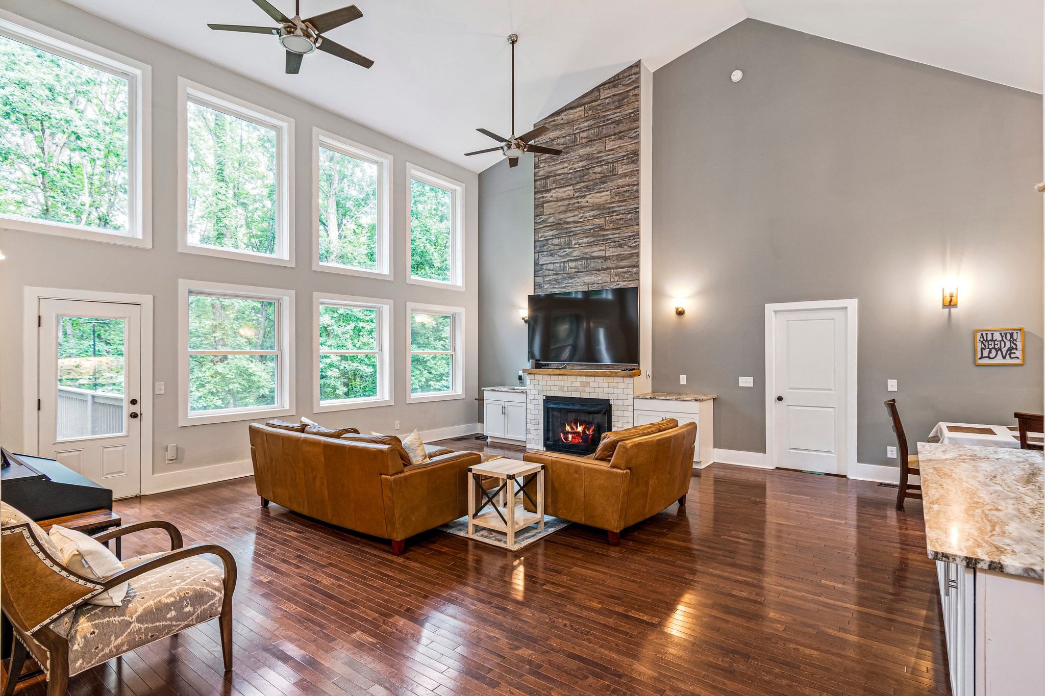 4545 Sears Road Pegram, TN 37143 - Photo 8 of 68 a living room with furniture and a fireplace