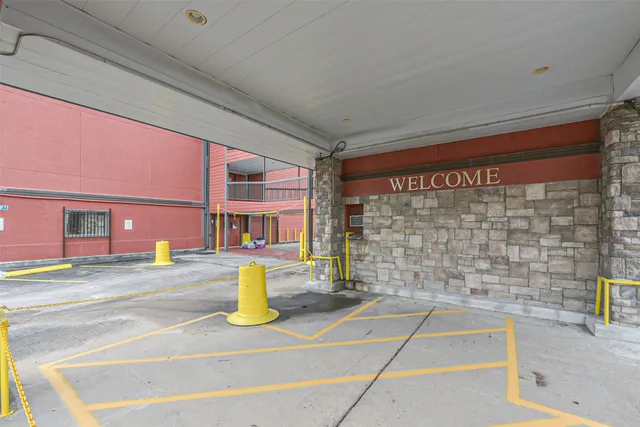 a view of building with shower