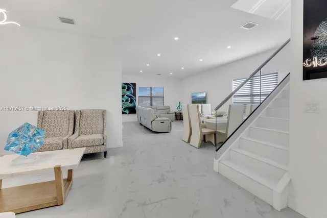 an aerial view of a city with lots of residential buildings