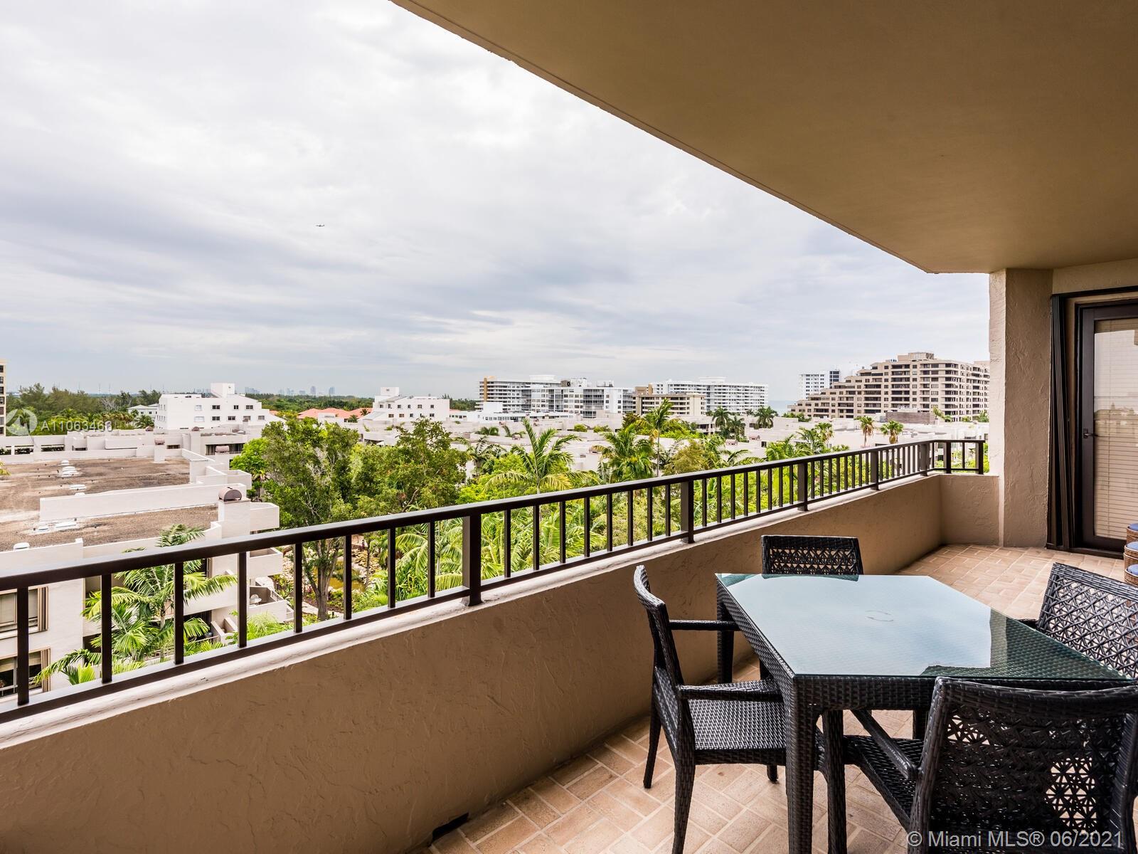 151 Crandon Boulevard, Unit 736 Key Biscayne, FL 33149 - Photo 25 of 38 a view of a balcony with city view