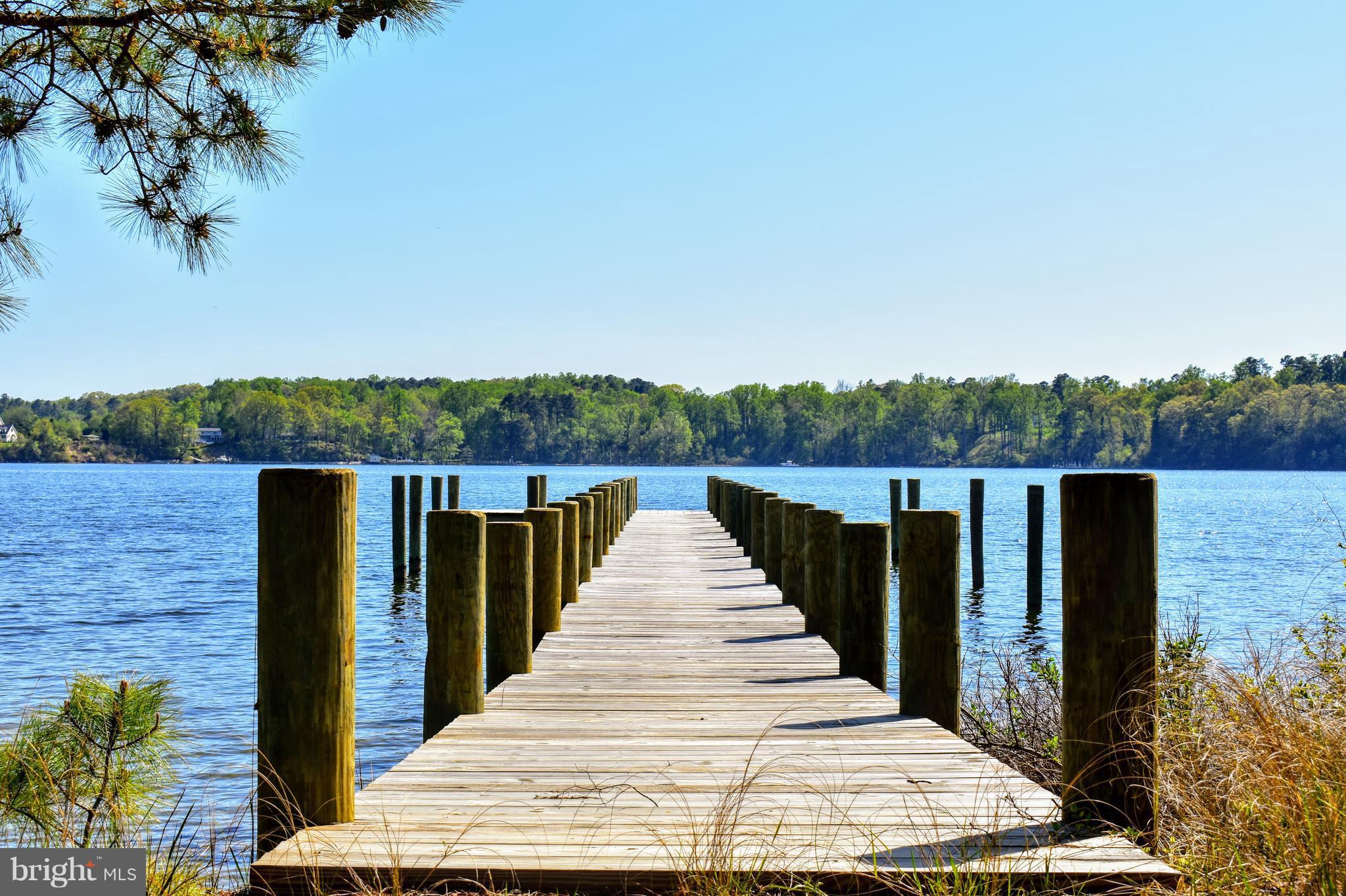 18675 Point Lookout Road Park Hall, MD 20667 - Photo 1 of 16 Private 150ft pier with 3 slips and 5ft mlw