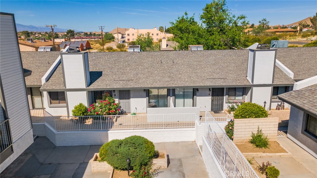 19087 Allegheny Road Apple Valley, CA 92307 - Photo 12 of 47 an aerial view of a house with sitting area