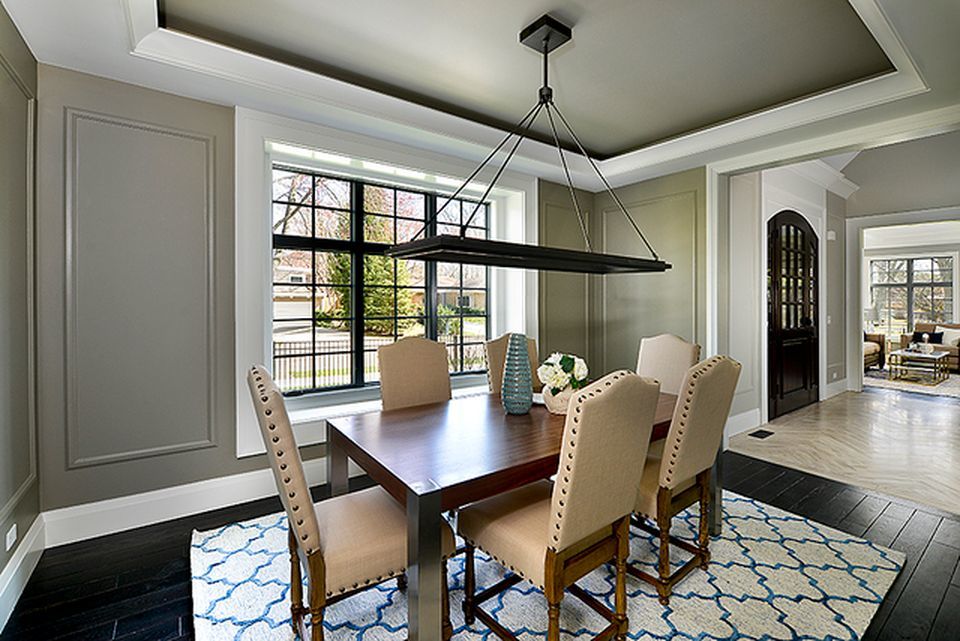 330 Brookside Lane Glencoe, IL 60022 - Photo 14 of 40 a view of a dining room with furniture window and wooden floor