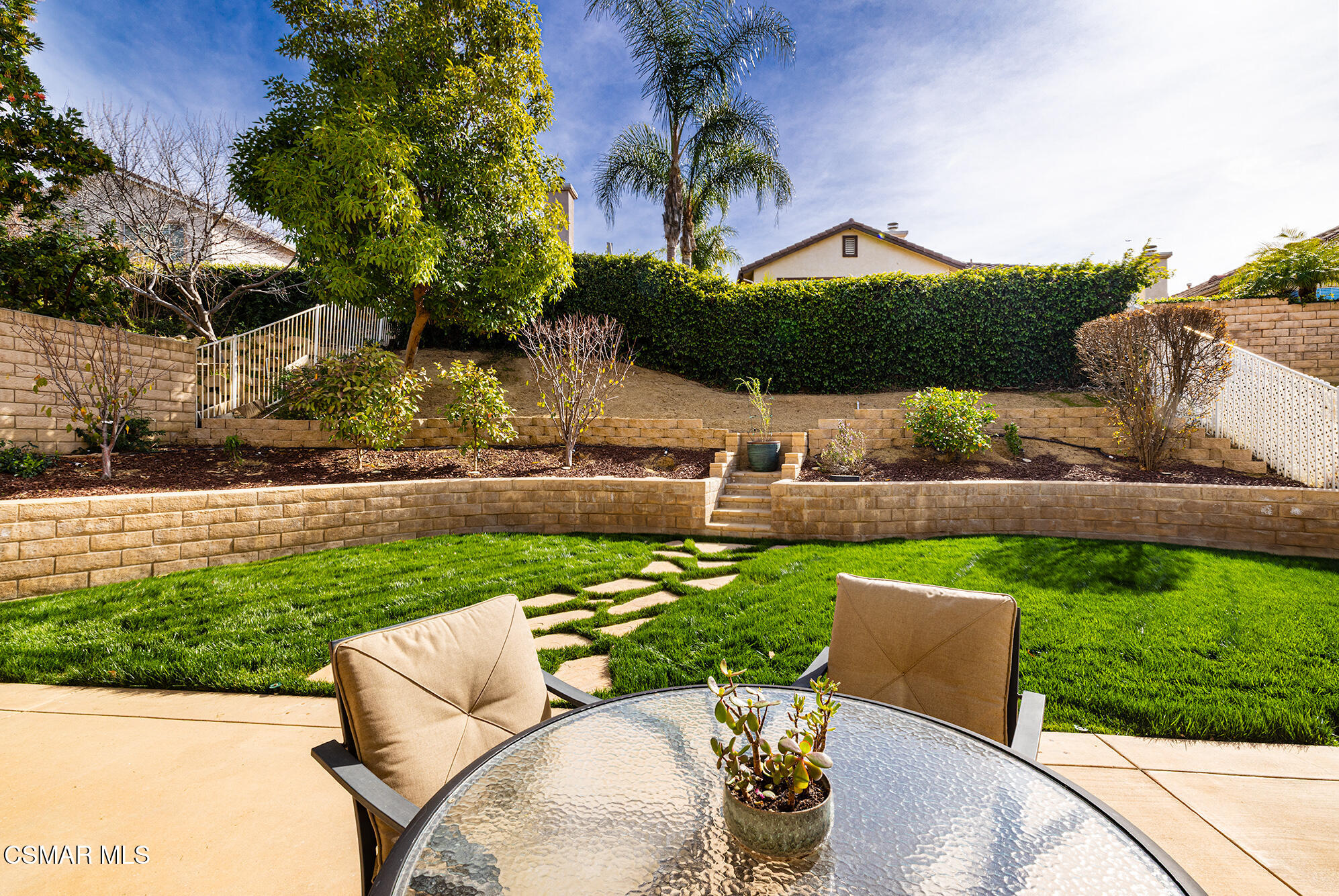 2684 Sunshine Valley Court Simi Valley, CA 93063 - Photo 36 of 38 a view of backyard with outdoor seating and green space