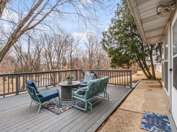 a street view covered with snow