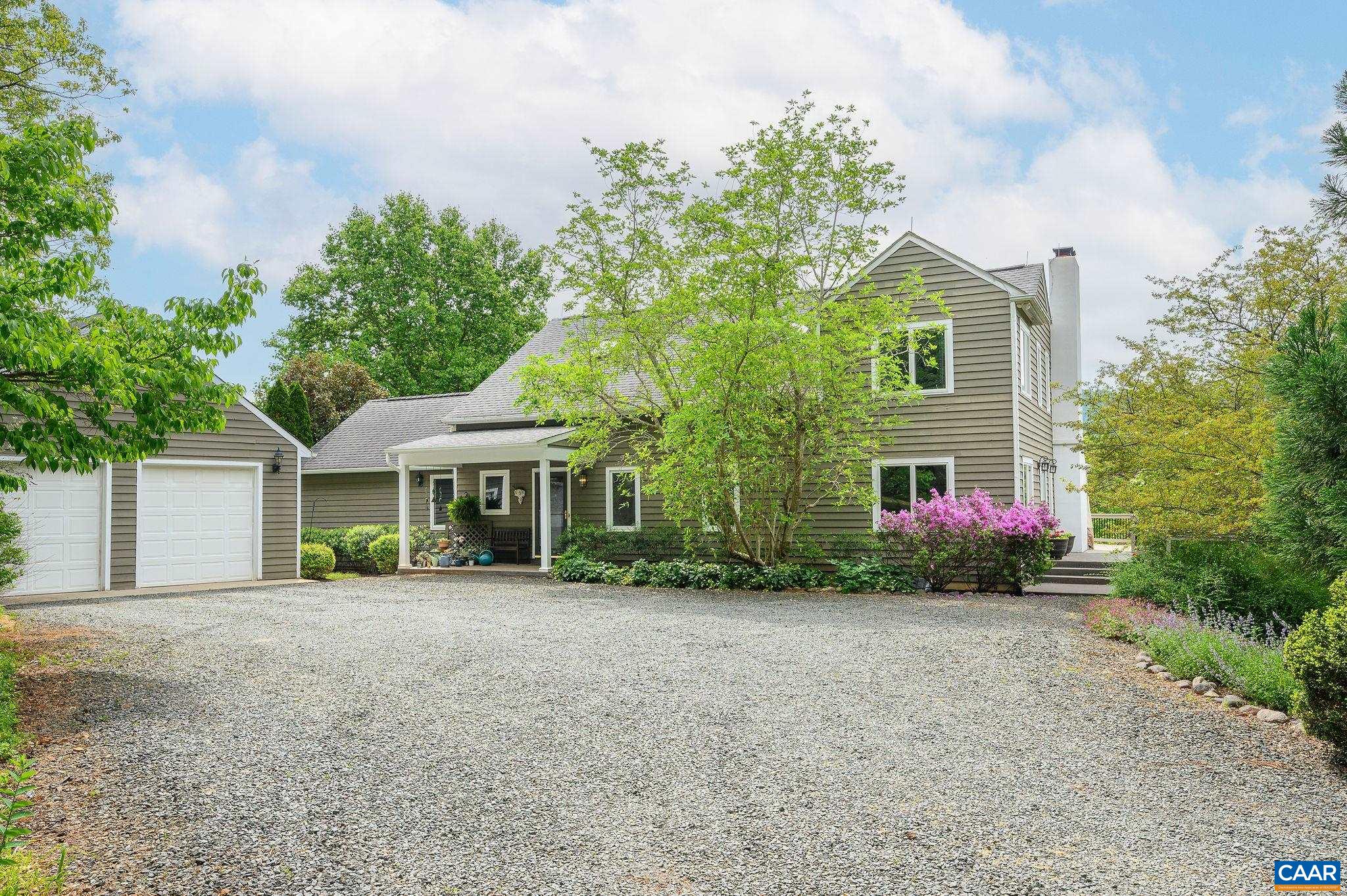888 Wolf Trap Road Charlottesville, VA 22911 - Photo 47 of 63 a front view of a house with garden