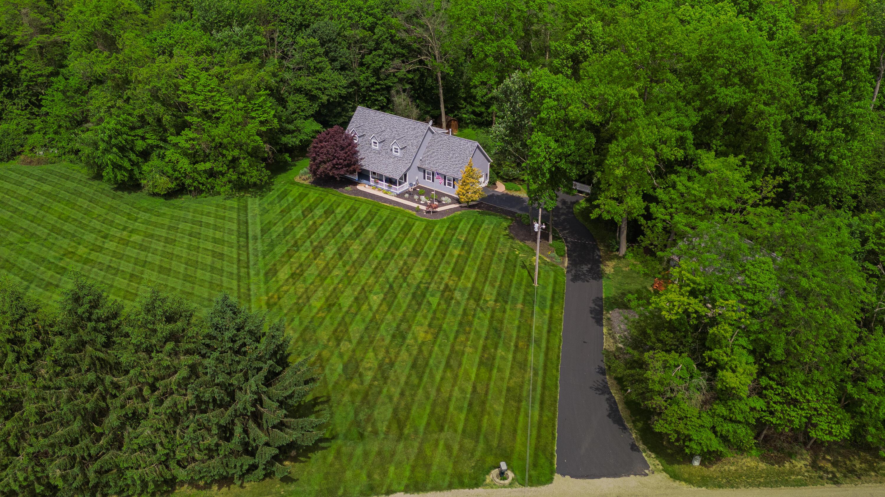 11557 Palmer Road Mount Perry, OH 43760 - Photo 61 of 68 Front Drone View