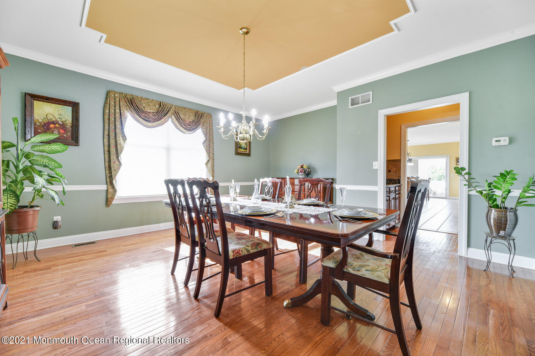 3 Great Bridge Road Freehold, NJ 07728 - Photo 15 of 40 a view of a dining room with furniture window and wooden floor