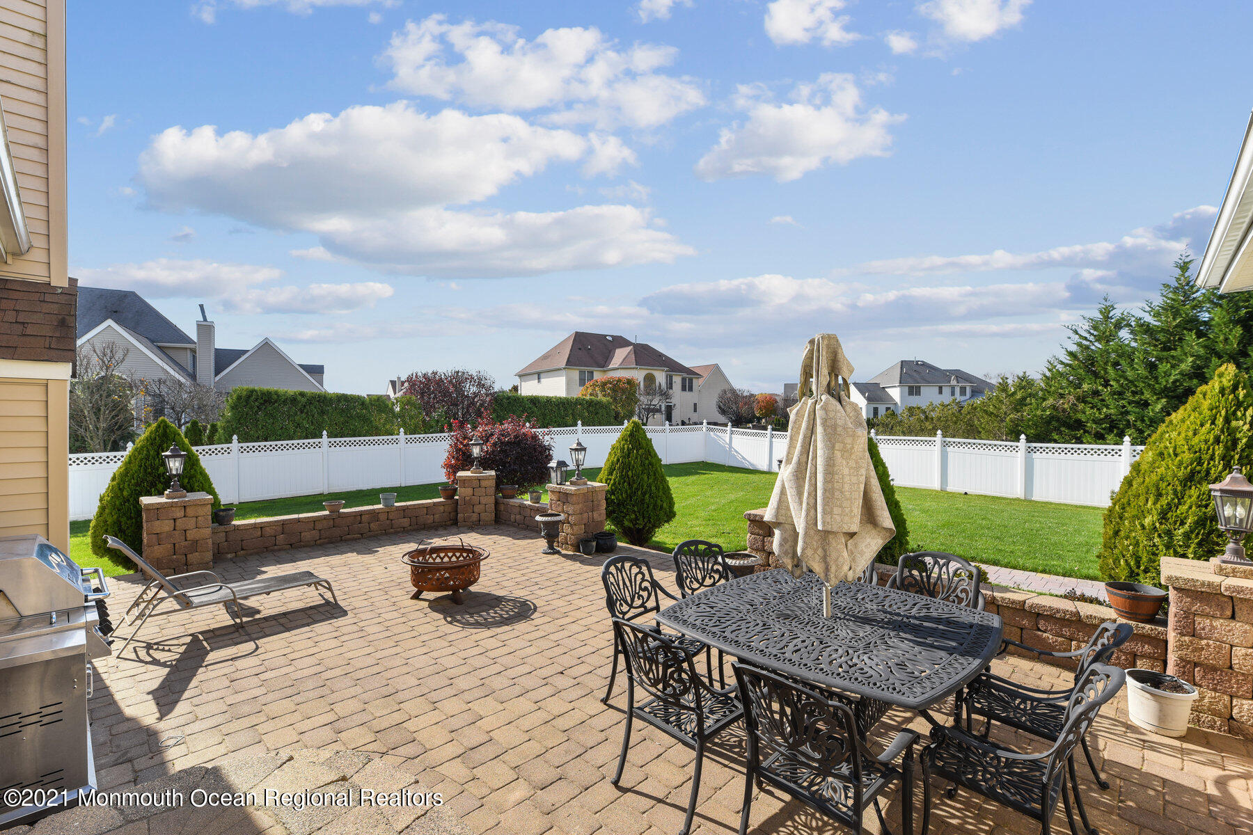 3 Great Bridge Road Freehold, NJ 07728 - Photo 38 of 40 a view of a backyard with sitting area
