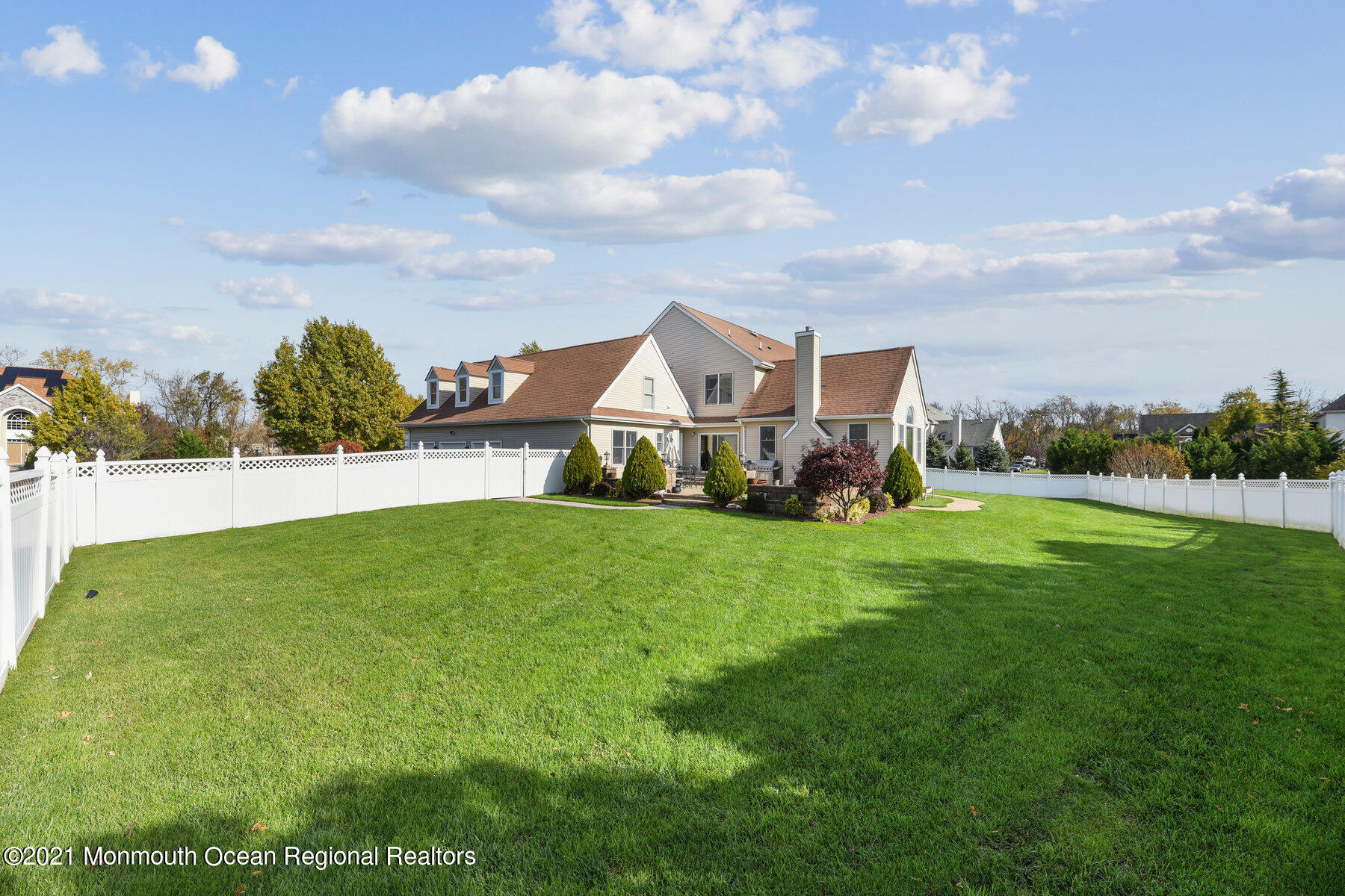 3 Great Bridge Road Freehold, NJ 07728 - Photo 39 of 40 a view of a house with a big yard plants and large trees