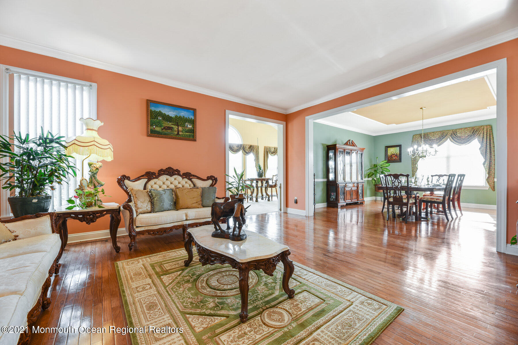 3 Great Bridge Road Freehold, NJ 07728 - Photo 7 of 40 a living room with furniture and a wooden floor