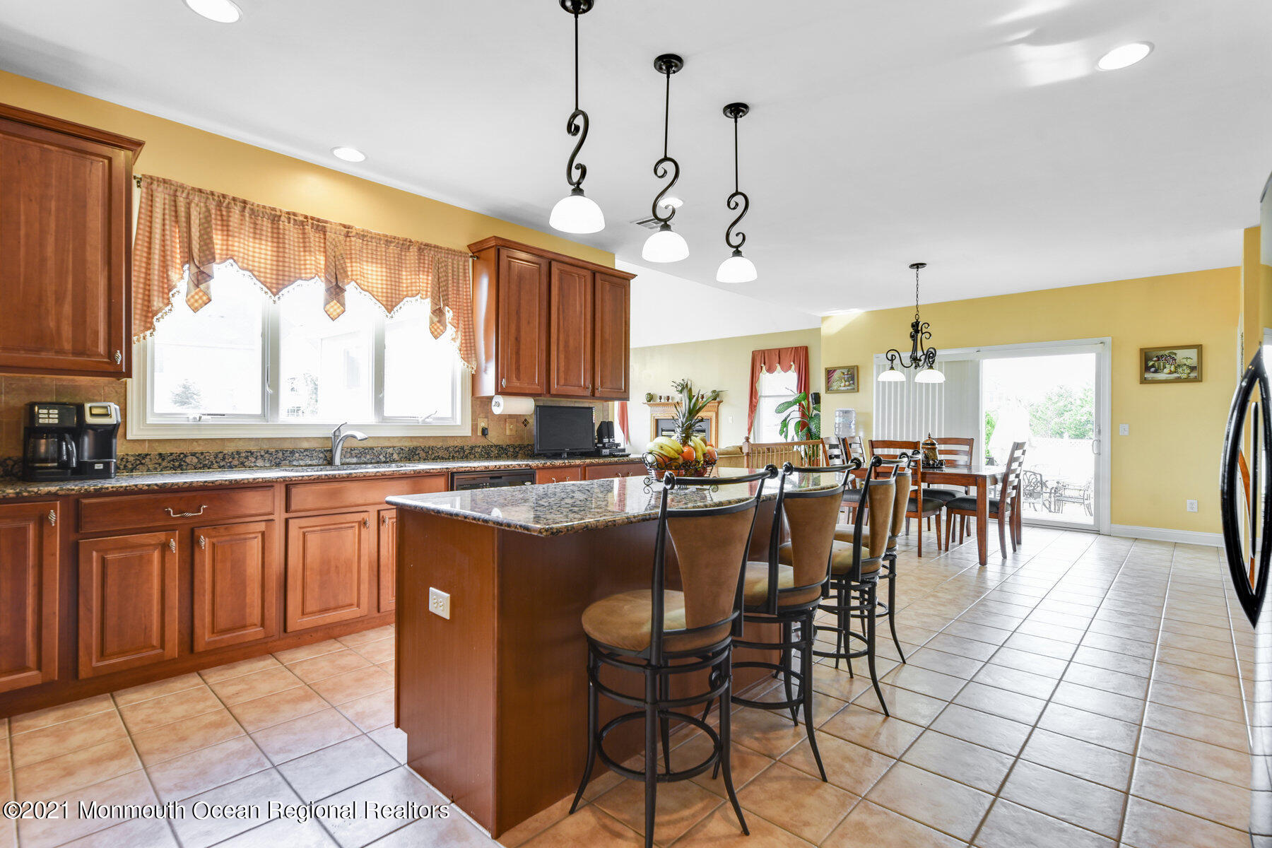 3 Great Bridge Road Freehold, NJ 07728 - Photo 9 of 40 a large kitchen with a large counter space a sink appliances and cabinets