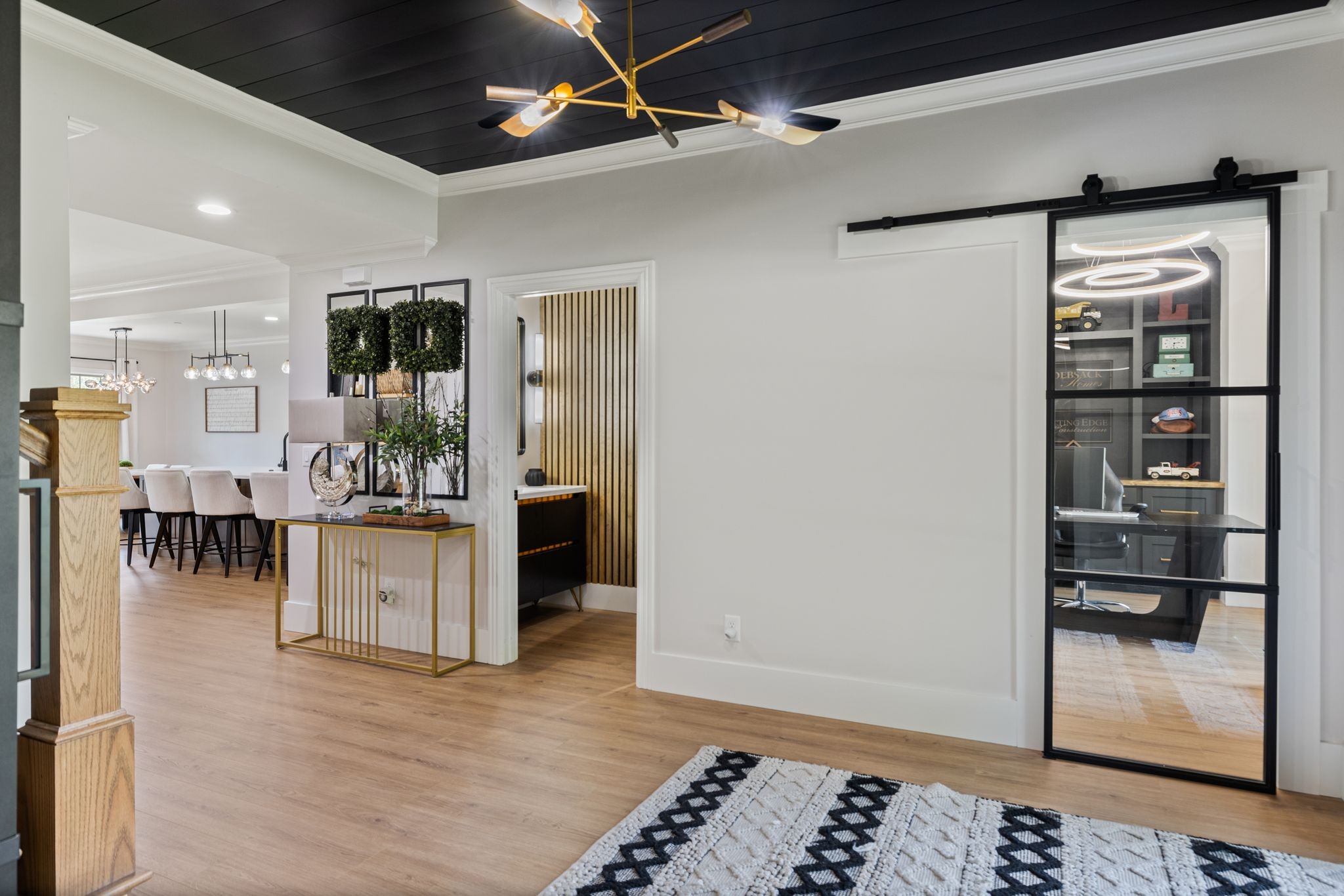 4024 Campania Strada Spring Hill, TN 37174 - Photo 11 of 53 a view of open kitchen with windows and refrigerator
