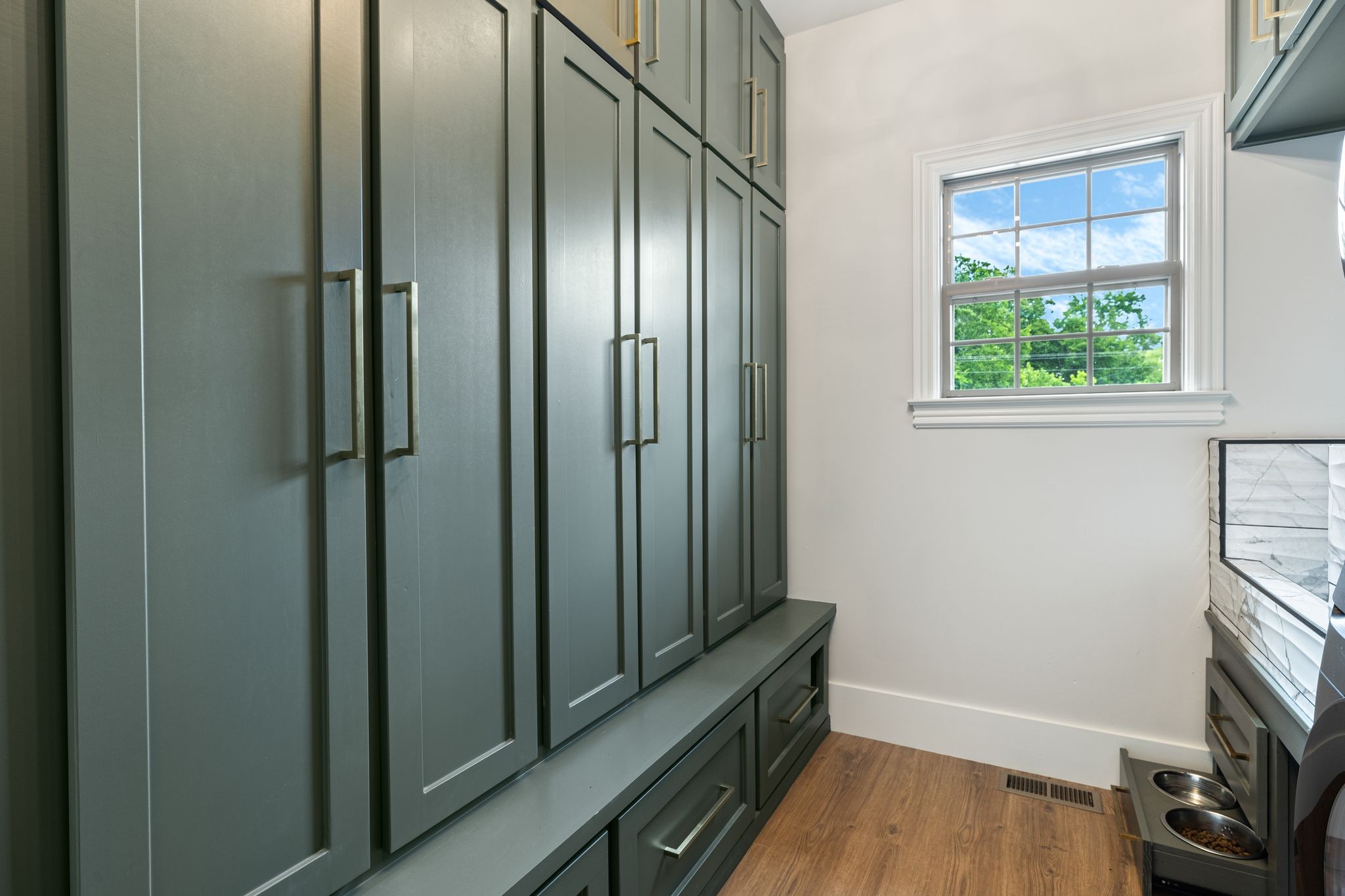 4024 Campania Strada Spring Hill, TN 37174 - Photo 29 of 53 an empty room with wooden floor closet and windows