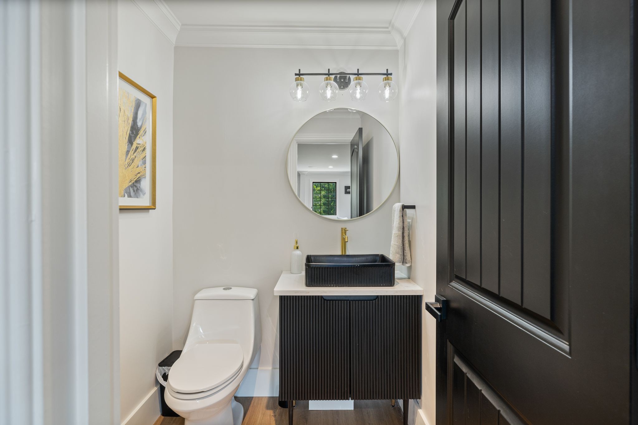 4024 Campania Strada Spring Hill, TN 37174 - Photo 37 of 53 a bathroom with a toilet sink and mirror