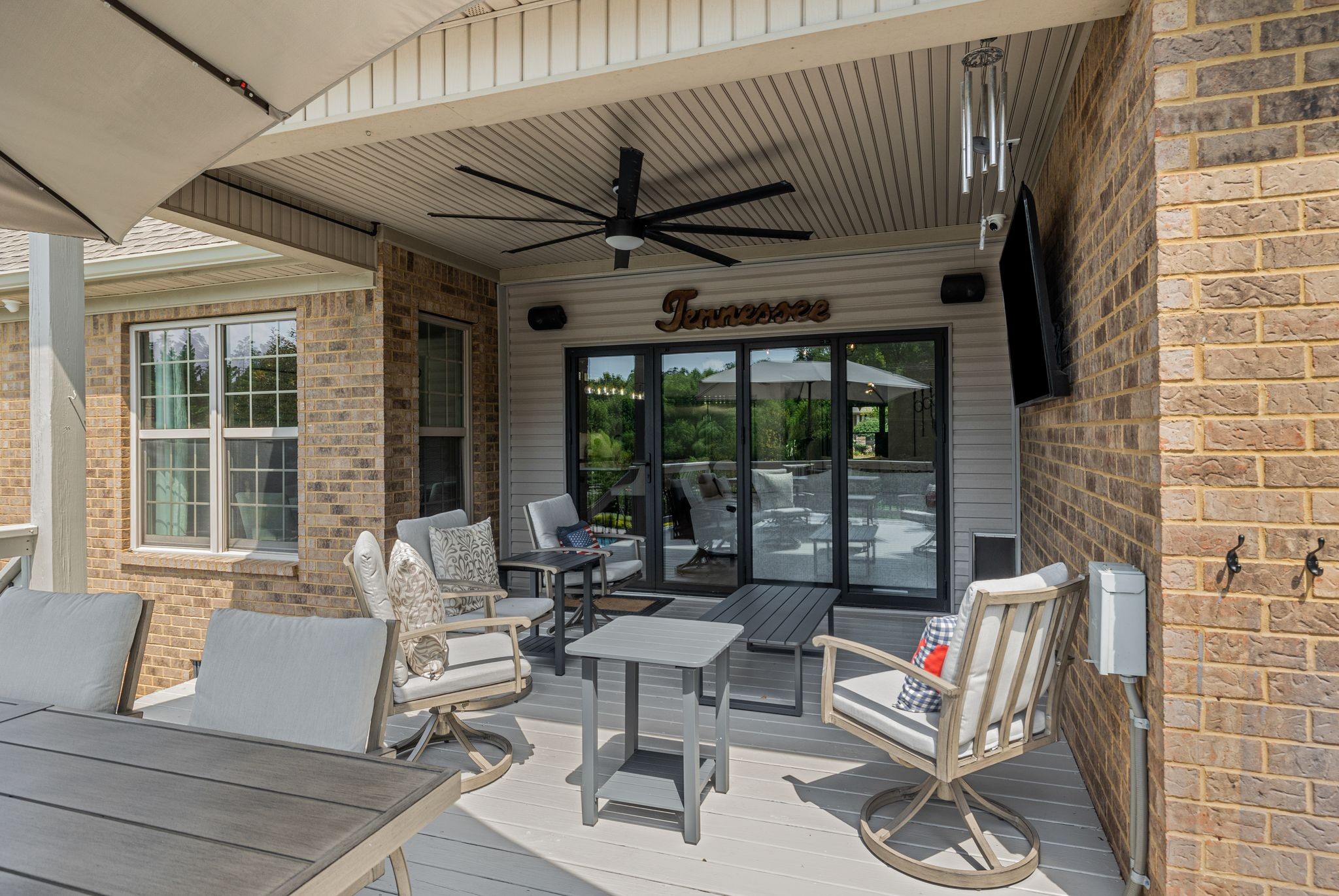 4024 Campania Strada Spring Hill, TN 37174 - Photo 48 of 53 a building outdoor space with patio furniture and potted plants