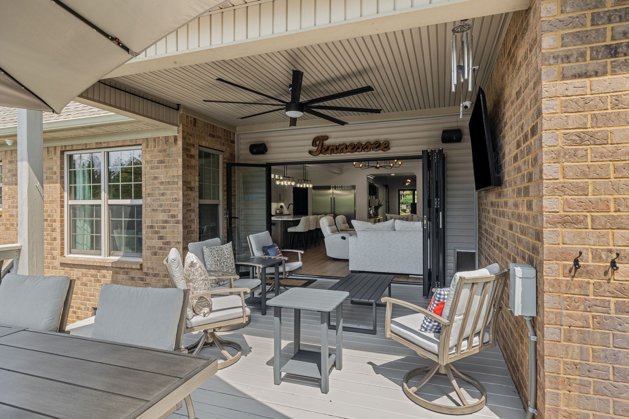 4024 Campania Strada Spring Hill, TN 37174 - Photo 49 of 53 a building outdoor space with patio furniture and potted plants