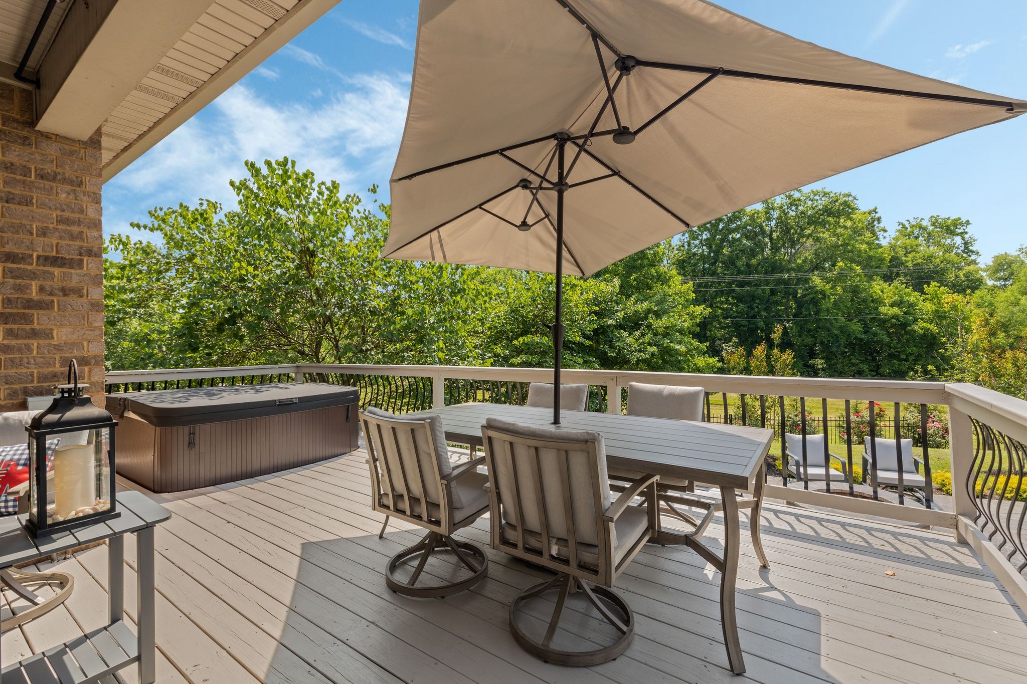 4024 Campania Strada Spring Hill, TN 37174 - Photo 50 of 53 a view of balcony with furniture and wooden deck