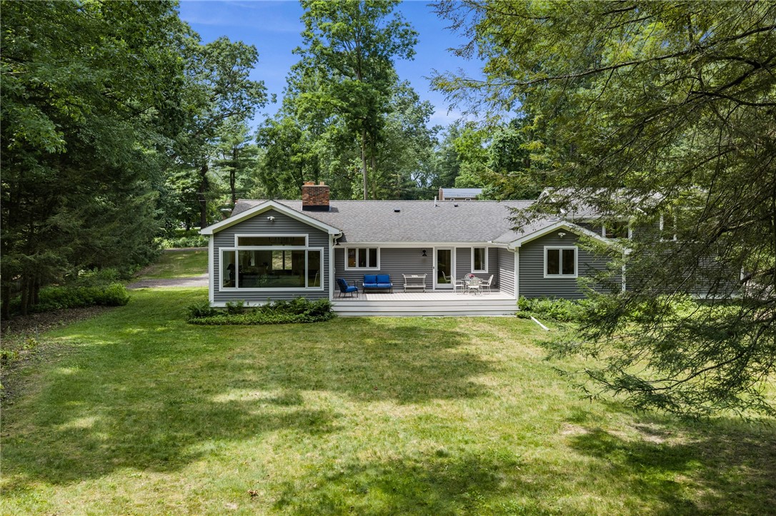 157 Crescent Hill Road Perinton, NY 14534 - Photo 10 of 47 AERIAL VIEW OF BACK OF HOME