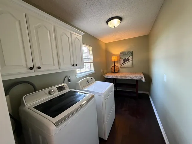 a room with storage and utility