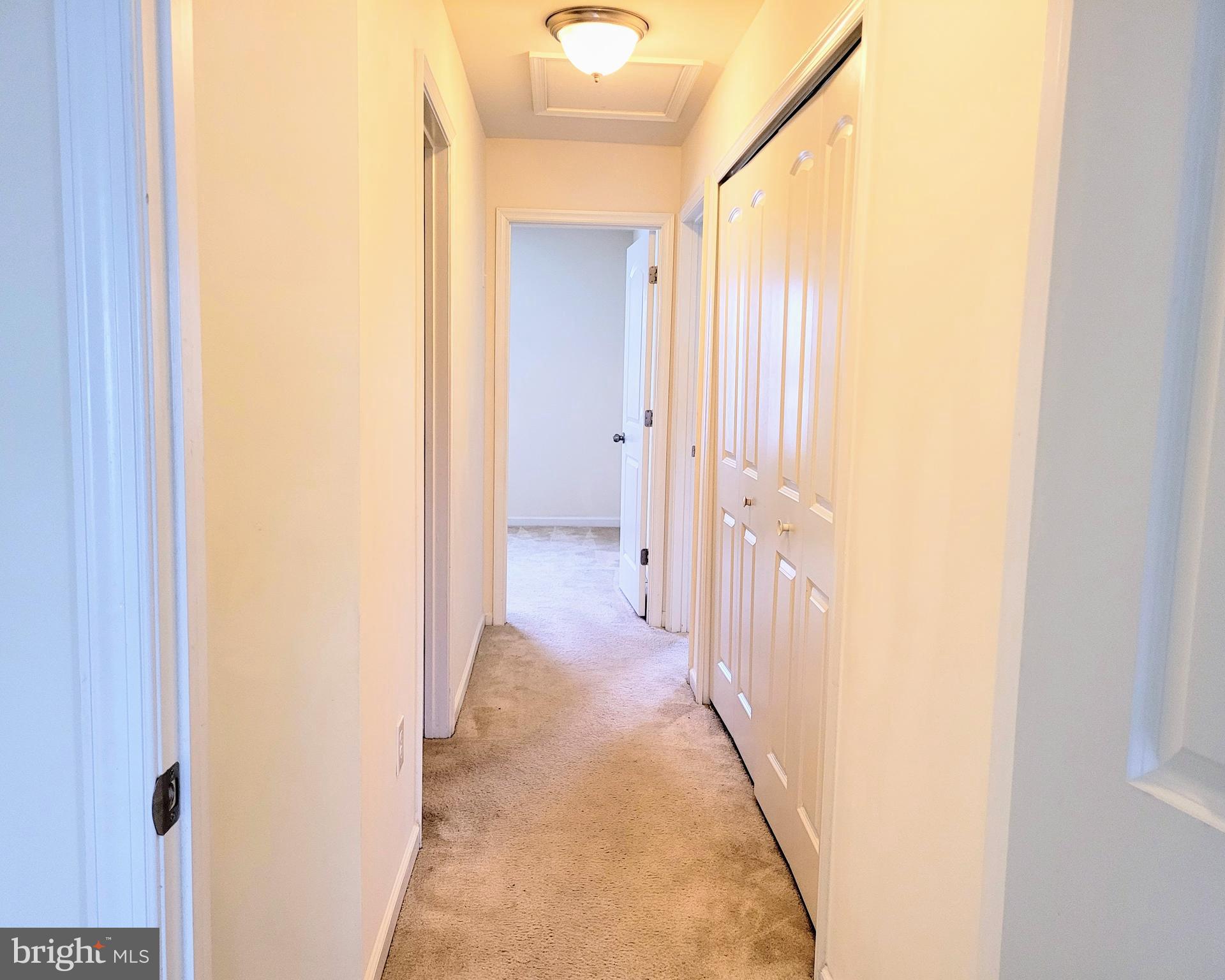 628 Rigel Way Bear, DE 19701 - Photo 12 of 20 a view of a hallway with wooden shelves