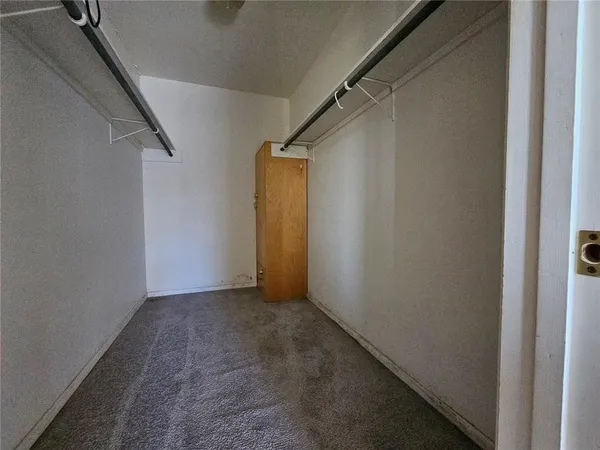 a view of hallway with stairs