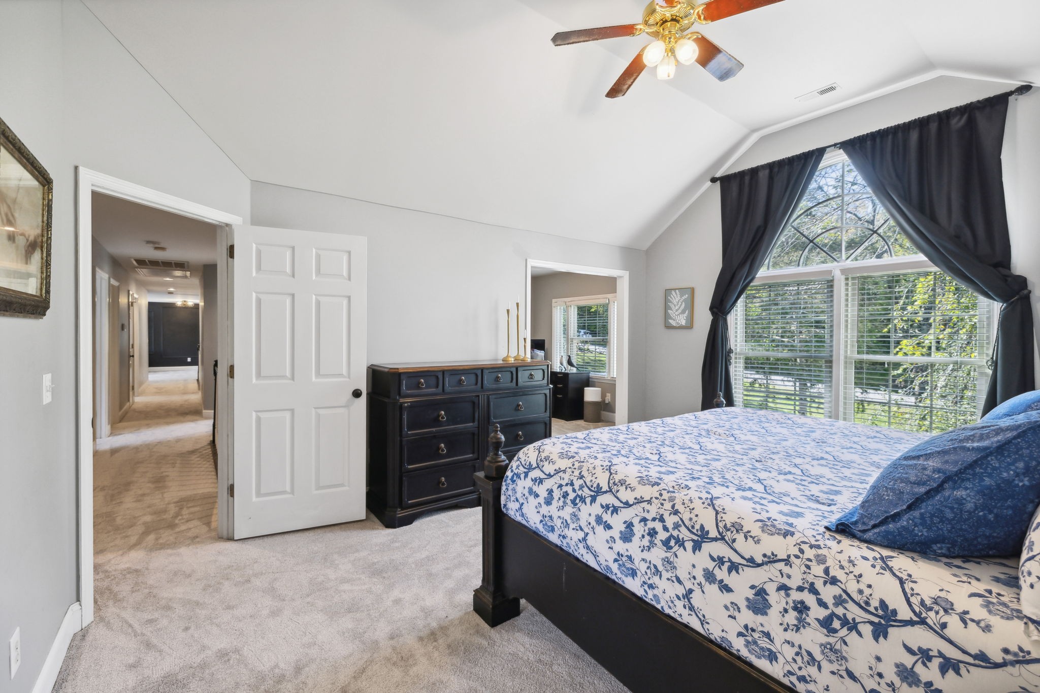 412 Martingale Drive Franklin, TN 37067 - Photo 23 of 56 a bedroom with a bed and a large window