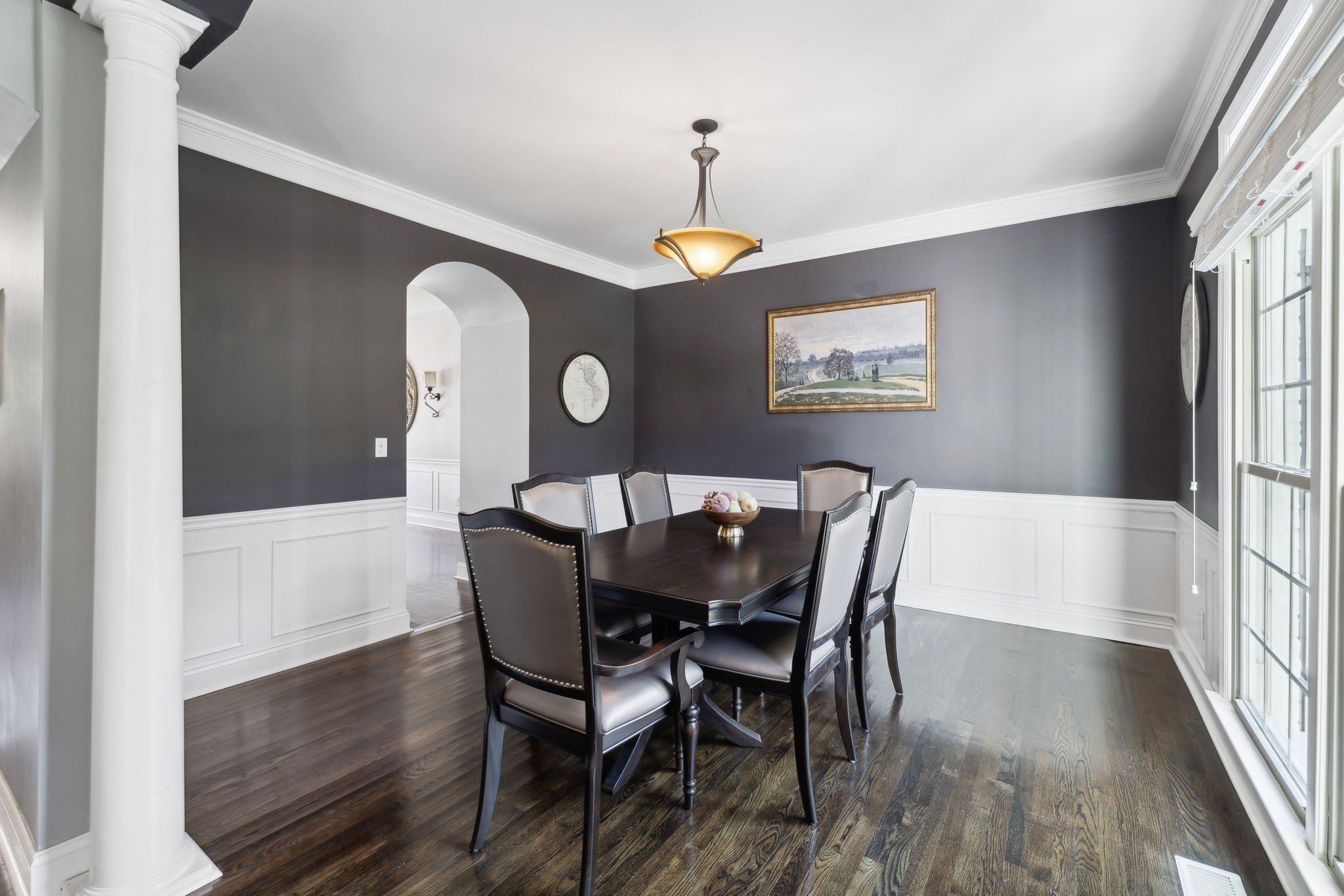 412 Martingale Drive Franklin, TN 37067 - Photo 7 of 56 a view of a dining room with furniture window and wooden floor
