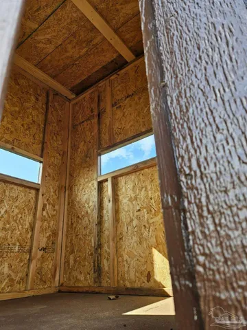 a view of a tall building