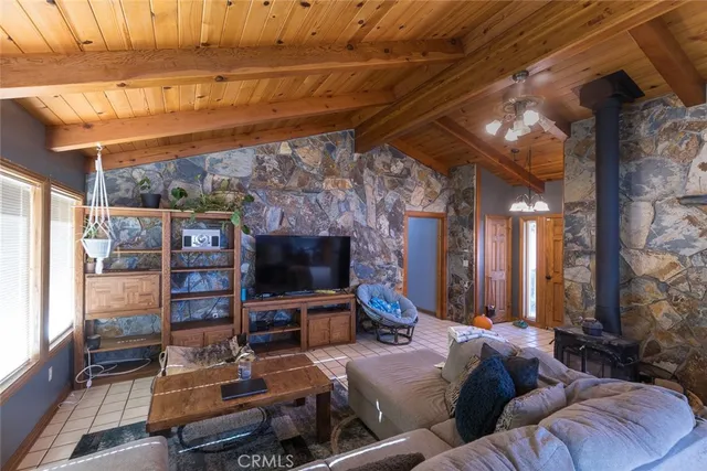 a view of a yard with swimming pool