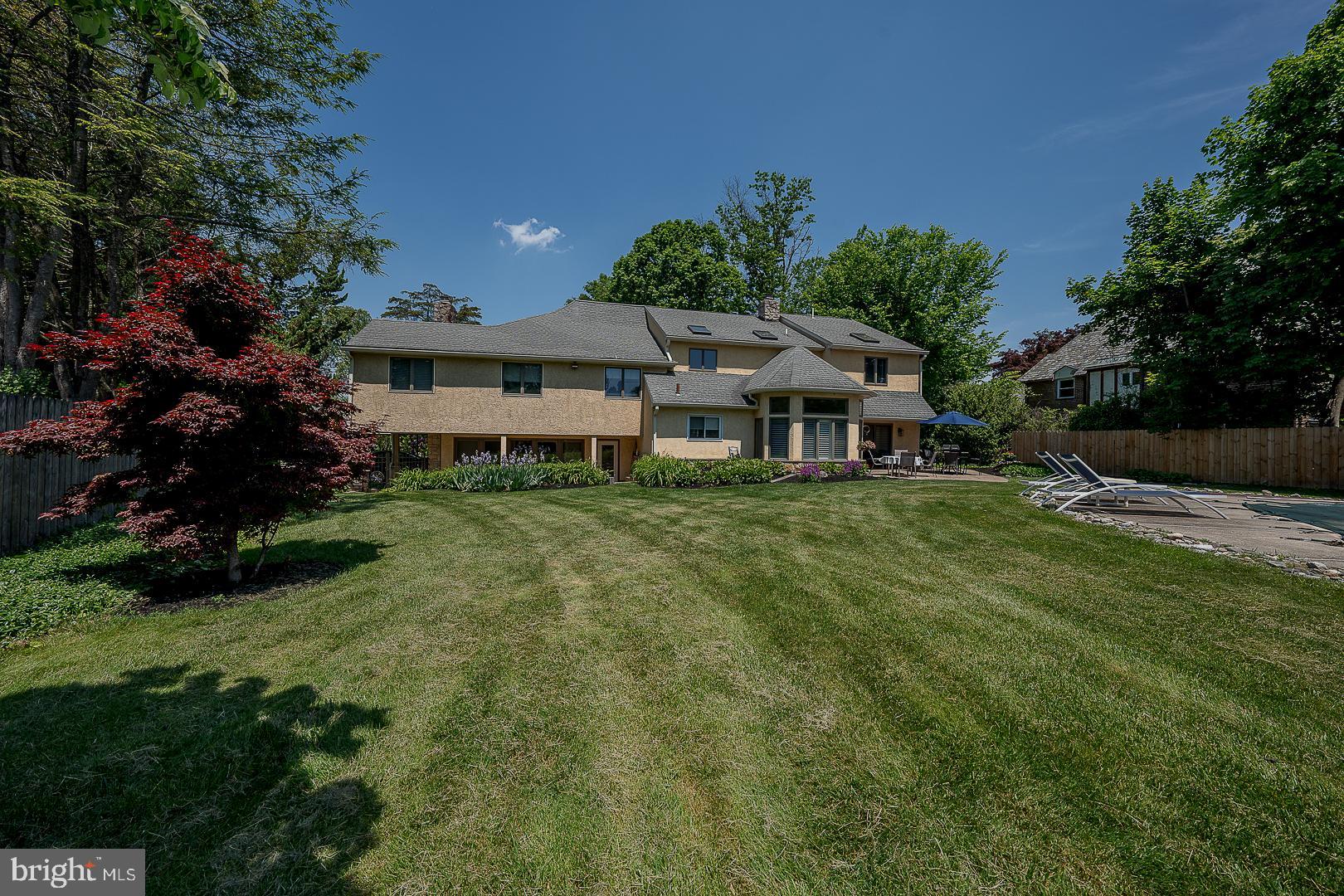 1436 Hillside Road Wynnewood, PA 19096 - Photo 37 of 42 Fully fenced in rear grounds
