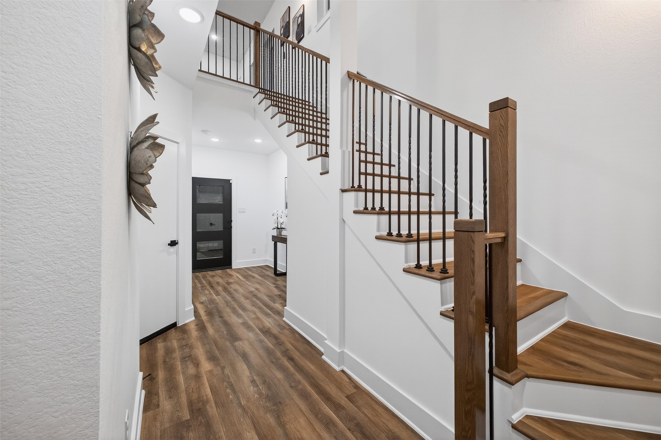 3003 A Delano Street Houston, TX 77004 - Photo 6 of 49 a view of entryway and hall with wooden floor
