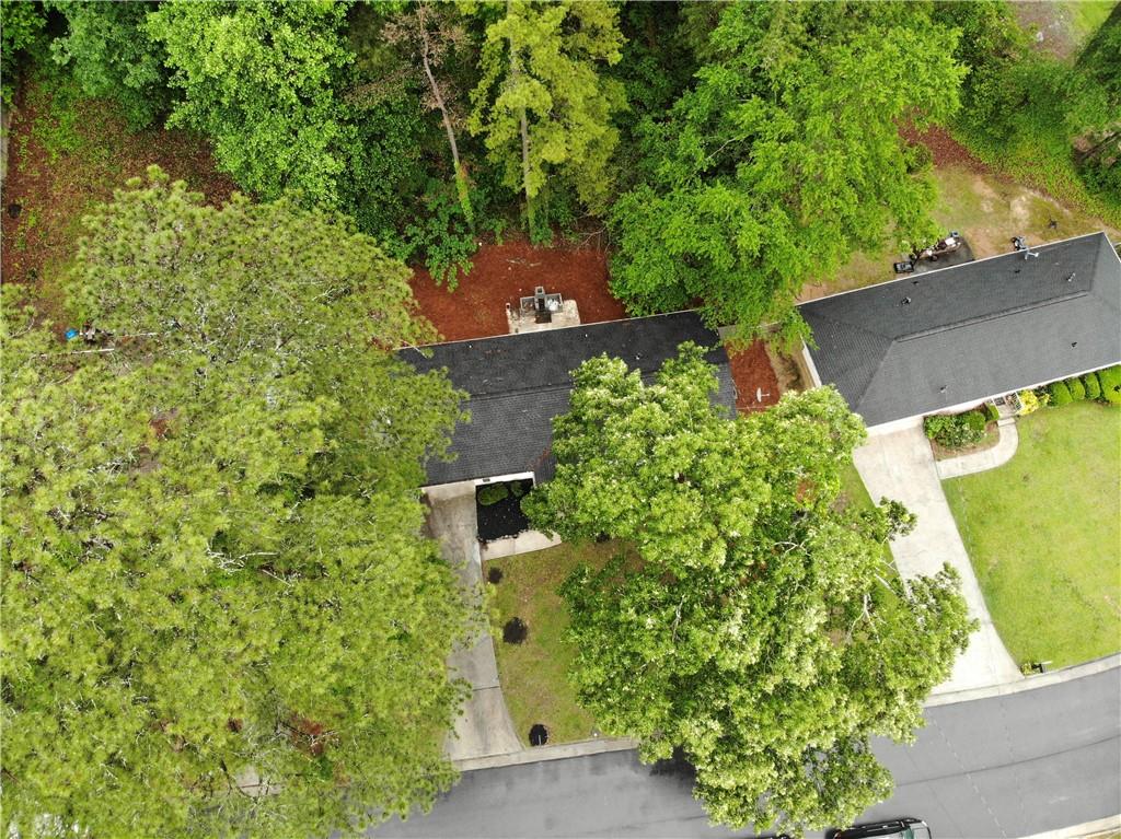 4396 Greenleaf Circle Southwest Atlanta, GA 30331 - Photo 18 of 18 an aerial view of a house with a yard