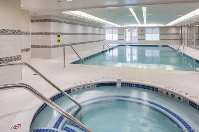 a view of a swimming pool and window