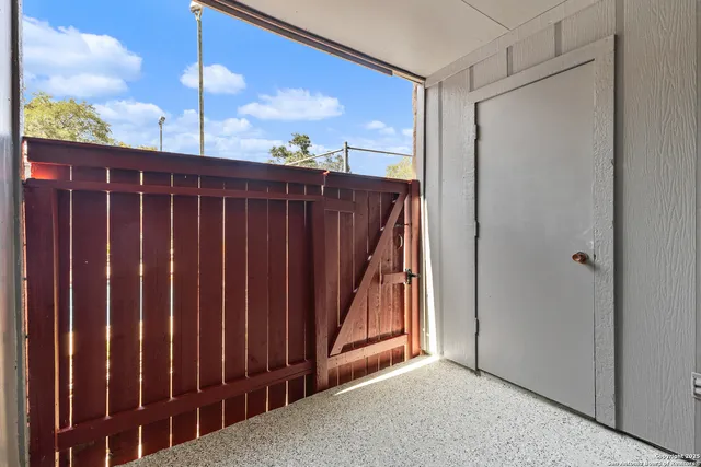 a kitchen with a cabinets and a stove