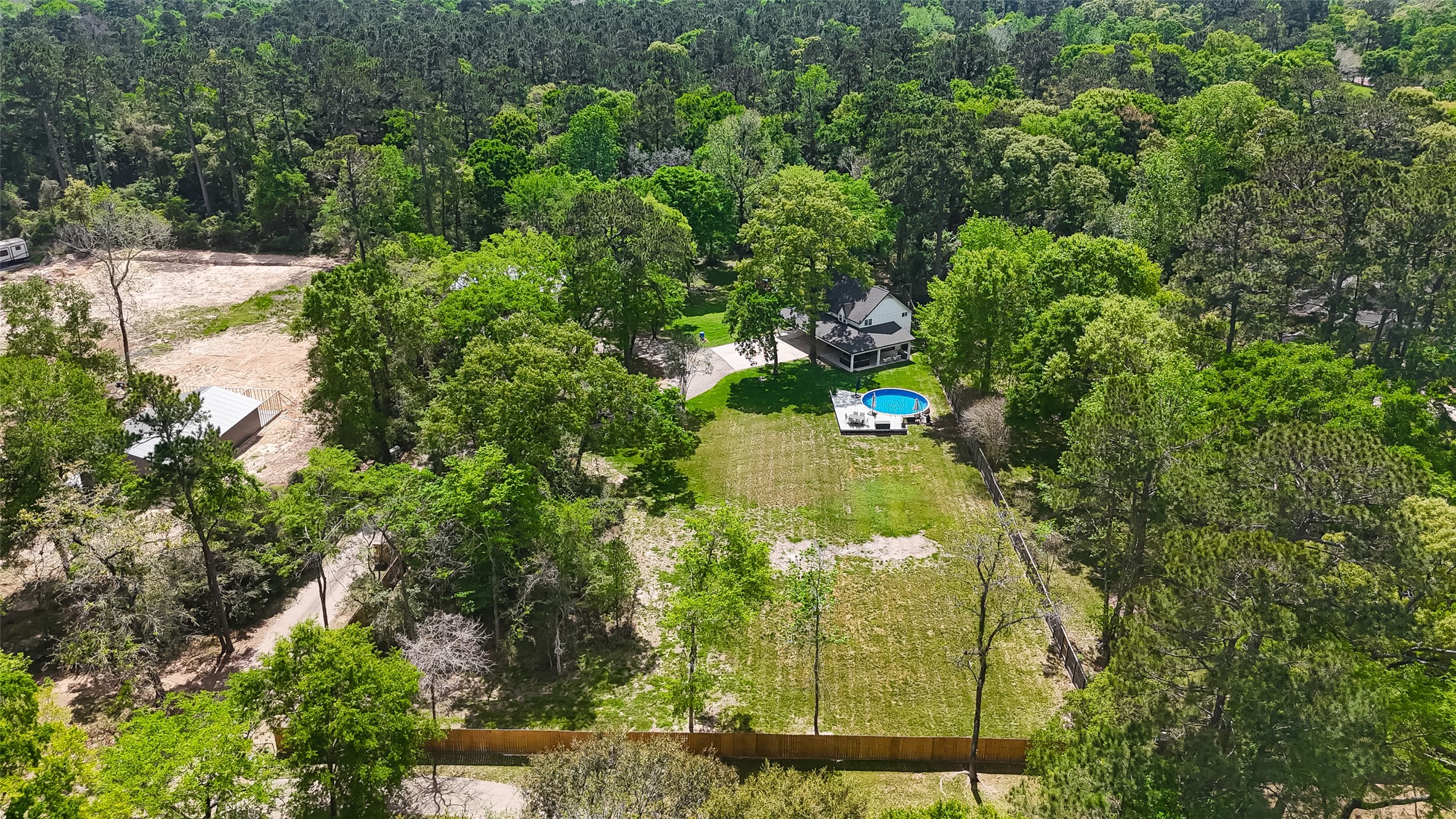 819 Sentinel Oaks Pinehurst, TX 77362 - Photo 3 of 38 Aerial view of this beautiful 2 acre property