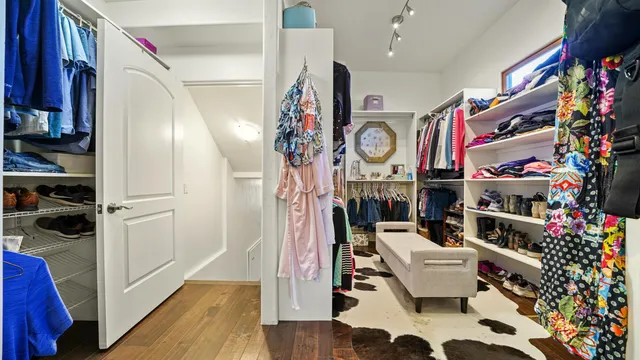 a view of a workspace with furniture and toys