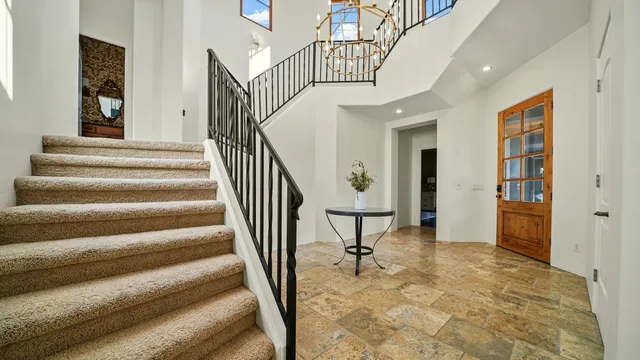 a view of entryway and hall