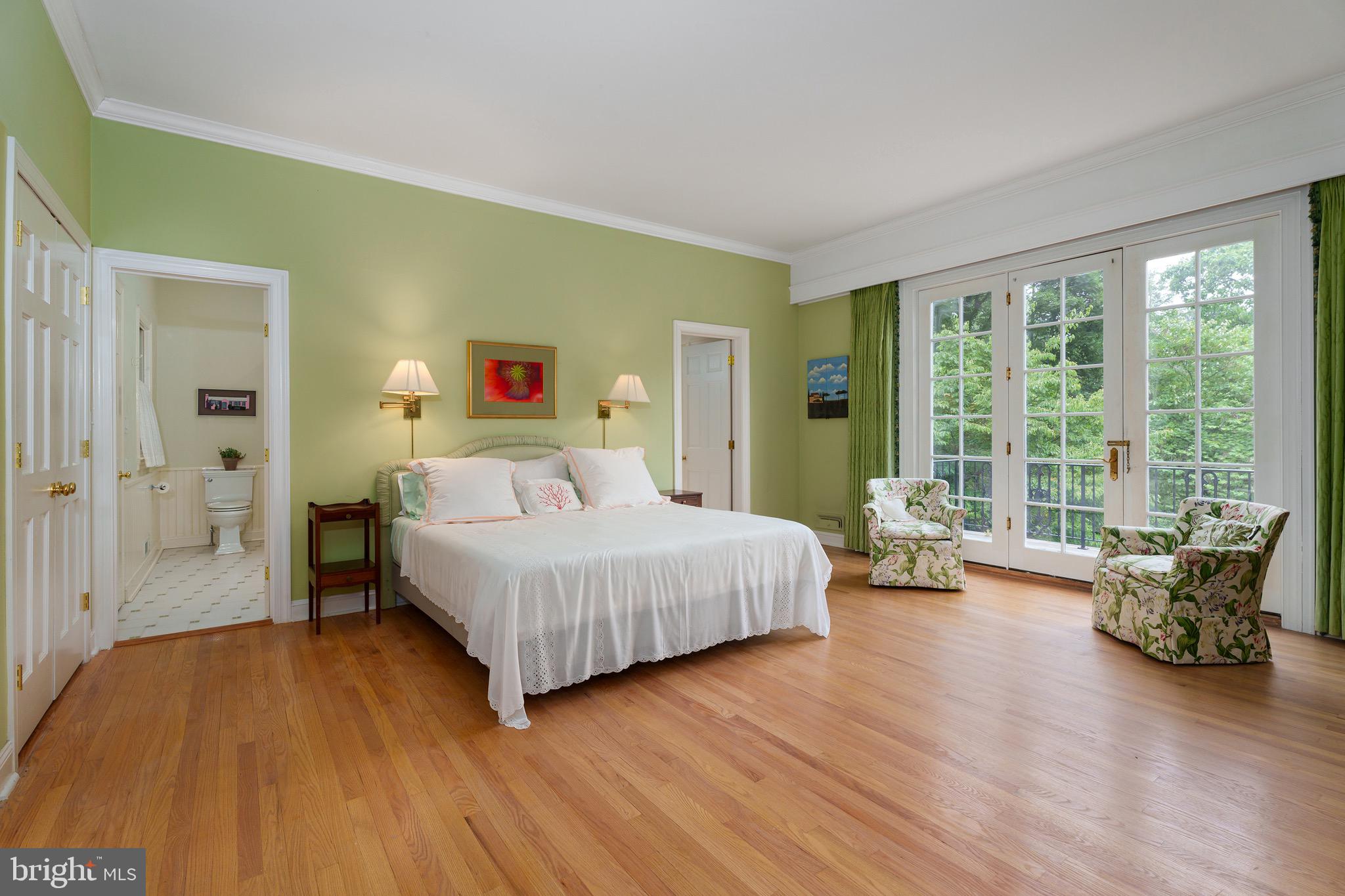 21 Russell Road Princeton, NJ 08540 - Photo 27 of 50 a bedroom with wooden floor and large windows