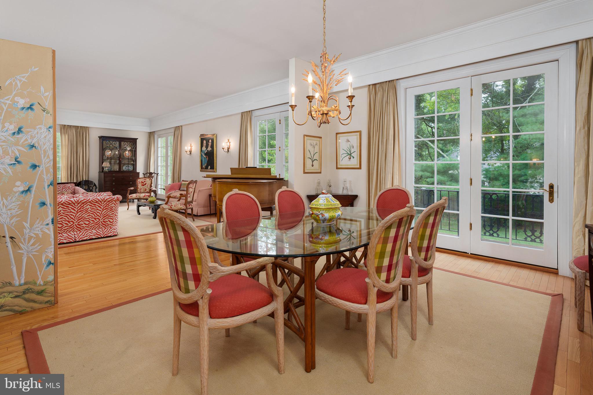 21 Russell Road Princeton, NJ 08540 - Photo 6 of 50 a view of a dining room with furniture window and outside view