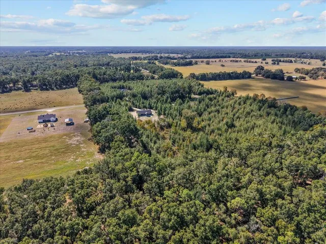 a view of an ocean and city